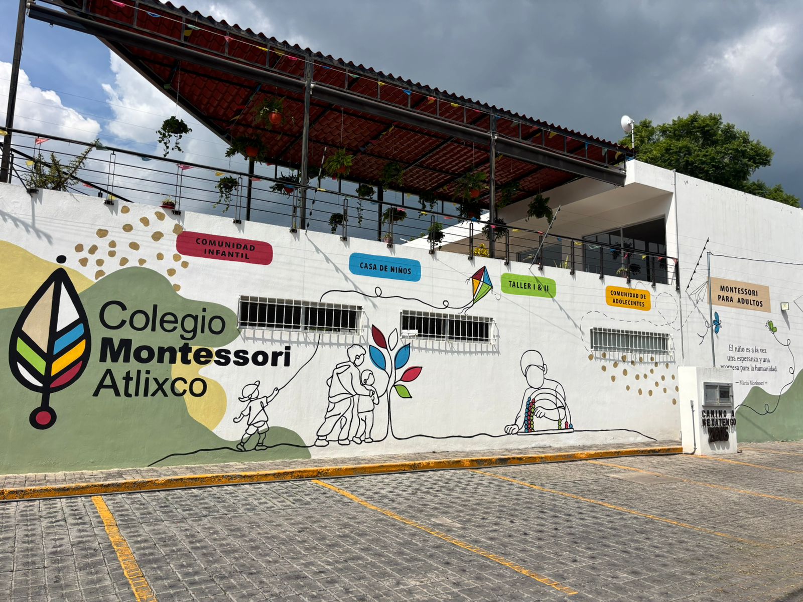 Fachada de Montessori Atlixco