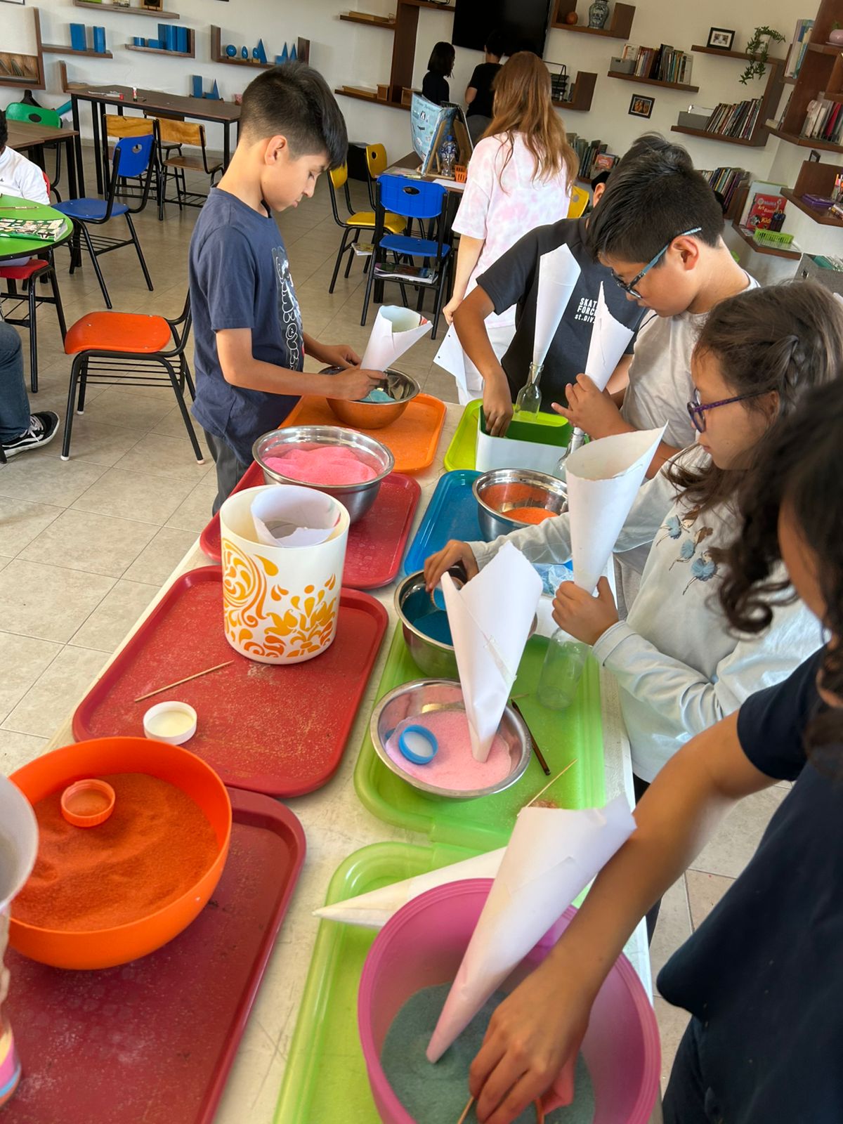 Estudiantes de Montessori Atlixco